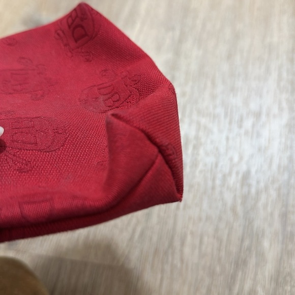 DOONEY & BOURKE | Small Red Canvas Monogram Coin Purse - Picture 4 of 6